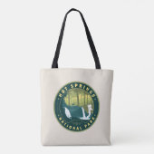 Tote Bag Parc national des sources chaudes (Dos)