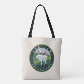 Tote Bag Parc national du Glacier (Dos)