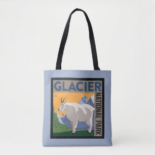 Tote Bag Parc national du Glacier Chèvre