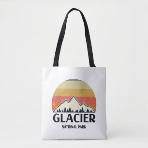 Tote Bag Parc national du Glacier vintage