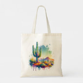 Tote Bag Parc national du Saguaro Arizona Giant Cactus (Dos)