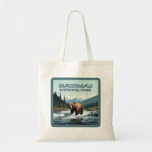 Tote Bag Parc national Katmai Alaska Bear Brooks (Devant)