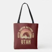Tote Bag Parc national Retro Bryce Canyon Utah (Dos)