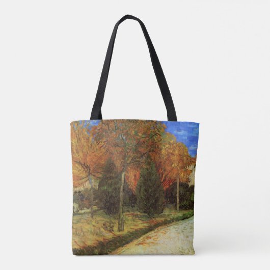 Tote Bag Parc public d'Arles par Vincent van Gogh (Dos)