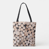 Tote Bag Parcelle en bois Brown (Dos)