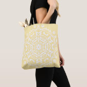 Tote Bag Parchment Mandala (De près)