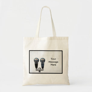 Tote Bag Parcomètres et mur vide de ville