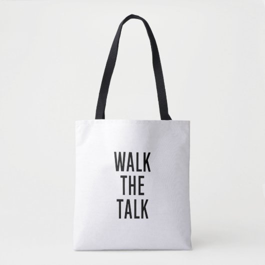 Tote Bag Parcourir le discours (Devant)