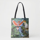 TOTE BAG PARCOURS DE COCKATOO AU PARADIS (Devant)