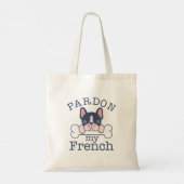 Tote Bag Pardon de mon français (Dos)