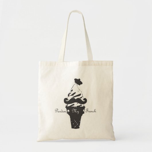 Tote Bag Pardonnez mon fourre-tout français (Devant)