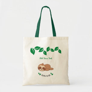 Tote Bag Paresseux À Être Paresseux Drôle feuilles botani
