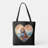 Tote Bag Paresseux Surfant (Dos)