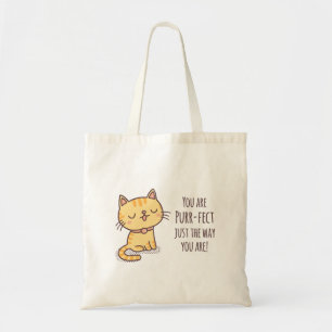 Tote Bag Parfait tel que vous êtes Chat pun