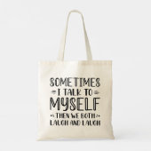 Tote Bag Parfois, Je Me Parle À Moi-Même (Dos)