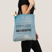 Tote Bag Parfois nous sommes examinés (De près)