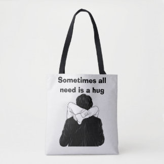 Tote Bag Parfois, tout ce dont nous avons besoin est un câl