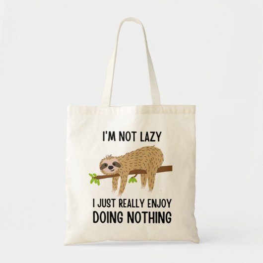 Tote Bag Parfum azy ne faisant rien (Devant)
