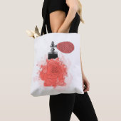 Tote Bag Parfum de rose rouge (De près)