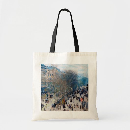 Tote Bag Paris Boulevard, Claude Monet (Devant)
