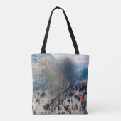 Tote Bag Paris Boulevard, Claude Monet (Dos)