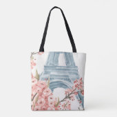 Tote Bag Paris Cerise Blossoms (Dos)