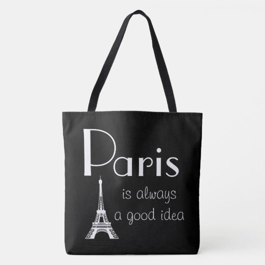 Tote Bag Paris est toujours une bonne idée (Devant)