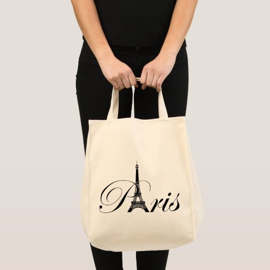 Tote Bag Paris et la Tour Eiffel (Devant (produit))