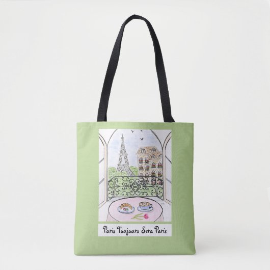 Tote Bag Paris fantastique et la Tour Eiffel TOUJOURS PARIS (Devant)