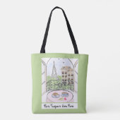Tote Bag Paris fantastique et la Tour Eiffel TOUJOURS PARIS (Dos)