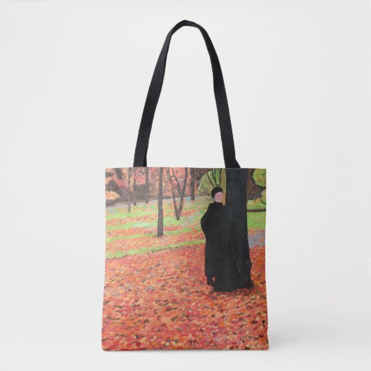Tote Bag Paris Feuilles en chute (Devant)