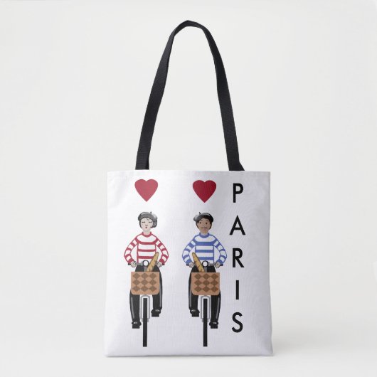 Tote Bag Paris la ville de l'amour (Devant)