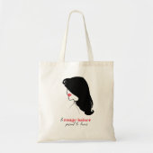 Tote Bag Paris - Le Rouge Baiser (Le Baiser Rouge) (Devant)