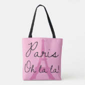 Tote Bag Paris Ooo, La La ! (Dos)