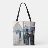 Tote Bag Paris Street ; Rainy Day by G. Caillebotte, Art (Dos)