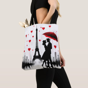Tote Bag Paris Tour Eiffel Valentines