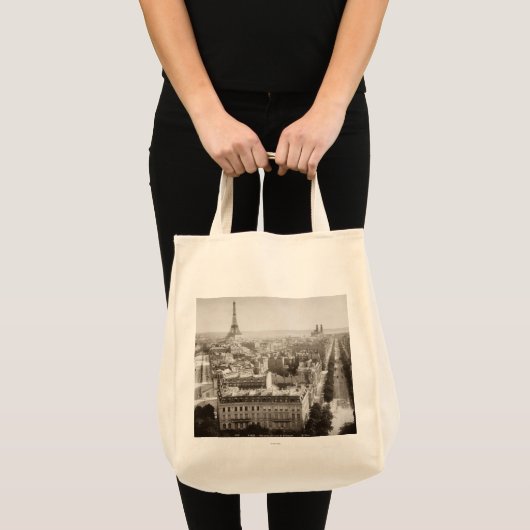 Tote Bag Paris : Vue aérienne, 1900 (Devant (produit))