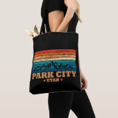 Tote Bag Park city Utah vintage (De près)