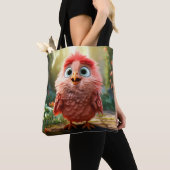 Tote Bag Parker - Le Cardinal Rouge Chick (De près)