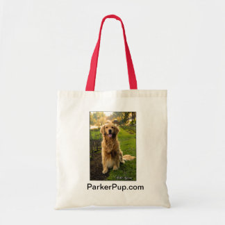 Tote Bag ParkerPup fourre-tout avec la poignée rouge