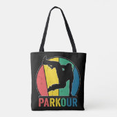 Tote Bag Parkour Free Running Training Traceur Retro (Dos)