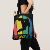 Tote Bag Parkour Free Running Training Traceur Retro (De près)
