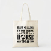Tote Bag Parler À Mon Cheval (Devant)