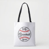 Tote Bag Parlez Baseball Retro Graphique Tendance (Devant)