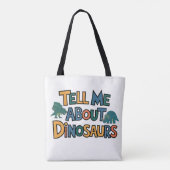 Tote Bag Parlez-moi des dinosaures (Dos)