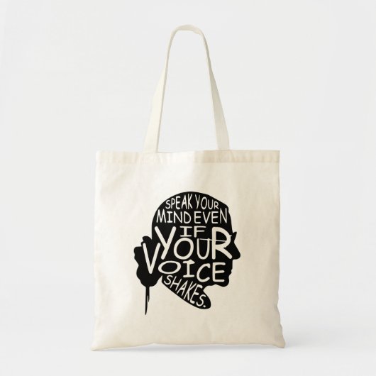 Tote Bag Parlez votre esprit - Ruth Bader Ginsburg (Devant)