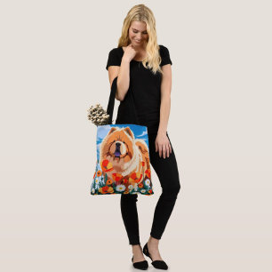 Tote Bag PARMI LES COQUELICOTS Chow