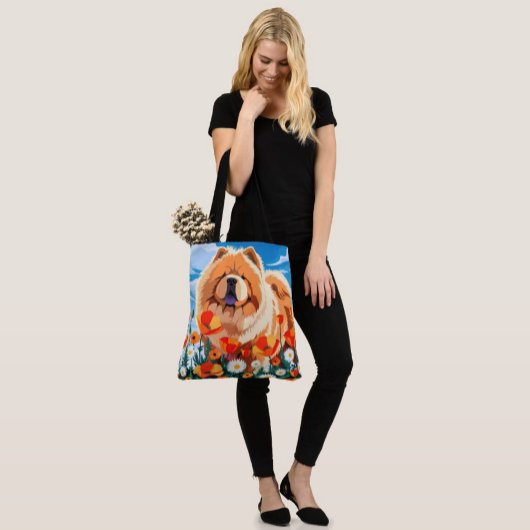 Tote Bag PARMI LES COQUELICOTS Chow