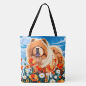 Tote Bag PARMI LES COQUELICOTS Chow (Devant)