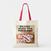 Tote Bag Parole britannique pour les minces tartes - BRILLI (Dos)